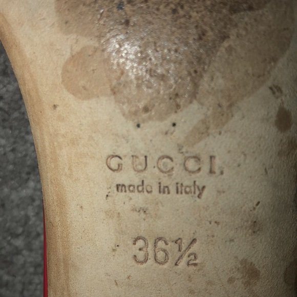 Gucci coral color wrap strap sandals - Picture 6 of 6